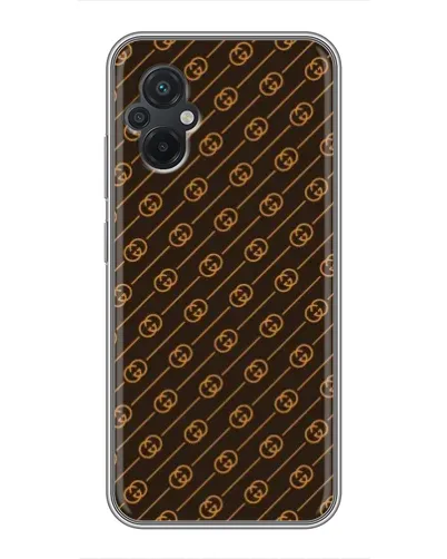 Чохол для Xiaomi POCO M5 з картинкою «Gucci — золоті діагоналі» Чохол для Xiaomi POCO M5 з картинкою «Gucci — золоті діагоналі»