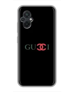 Чохол для Xiaomi POCO M5 з картинкою «Gucci — червоний градієнт»