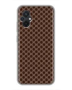 Чехол для Xiaomi POCO M5 с картинкой «Gucci — шоколадная сетка» Чехол для Xiaomi POCO M5 с картинкой «Gucci — шоколадная сетка»