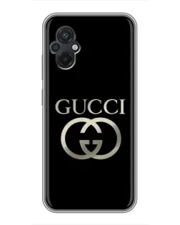 Чехол для Xiaomi POCO M5 с картинкой «Gucci — золото на черном» Чехол для Xiaomi POCO M5 с картинкой «Gucci — золото на черном»