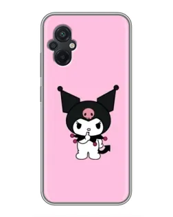 Чохол для Xiaomi POCO M5 з картинкою «Kuromi — рожева ніжність»