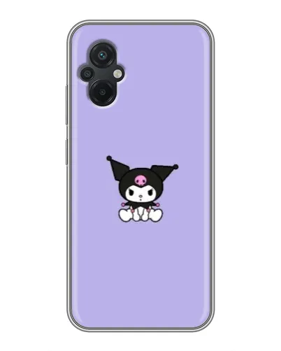 Чохол для Xiaomi POCO M5 з картинкою «Kuromi — фіолетовий мінімалізм»