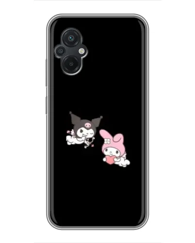 Чохол для Xiaomi POCO M5 з картинкою «My Melody та Kuromi»