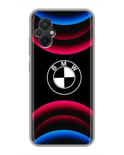 Чохол для Xiaomi POCO M5 з картинкою «Логотип BMW та неонові дуги» Чохол для Xiaomi POCO M5 з картинкою «Логотип BMW та неонові дуги»