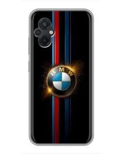 Чохол для Xiaomi POCO M5 з картинкою «BMW M-Power неон»