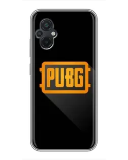 Чохол для Xiaomi POCO M5 з картинкою «PUBG — рамка лого»