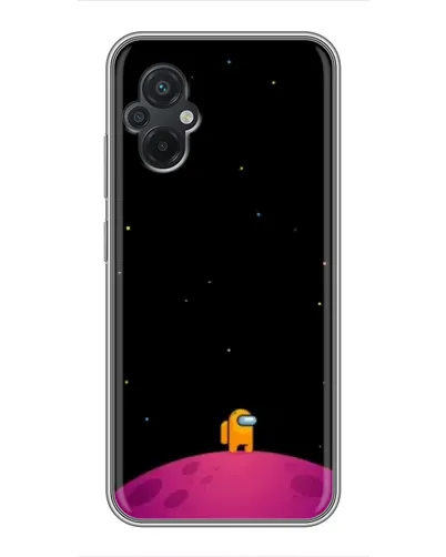 Чохол для Xiaomi POCO M5 з картинкою «Самотній герой на планеті»