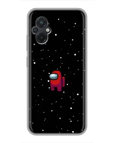 Чохол для Xiaomi POCO M5 з картинкою «Червоний Among Us»
