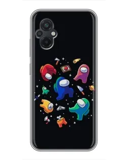 Чохол для Xiaomi POCO M5 з картинкою «Among Us космос»