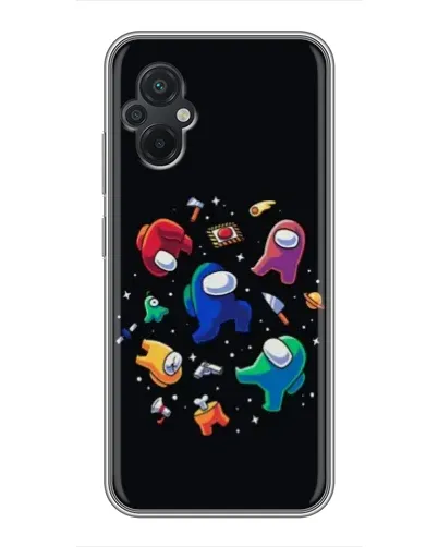 Чохол для Xiaomi POCO M5 з картинкою «Among Us космос»