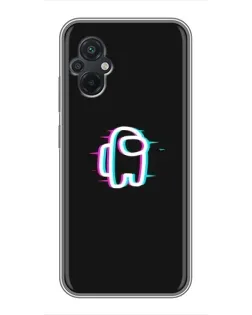 Чохол для Xiaomi POCO M5 з картинкою «Among Us неон»