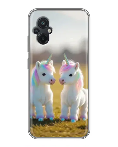 Чехол для Xiaomi POCO M5 с картинкой «Пара единорогов» Чехол для Xiaomi POCO M5 с картинкой «Пара единорогов»