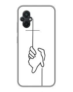 Чохол для Xiaomi POCO M5 з картинкою «Рука тримає»