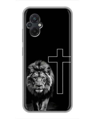 Чехол для Xiaomi POCO M5 с картинкой «Лев и Крест» Чехол для Xiaomi POCO M5 с картинкой «Лев и Крест»