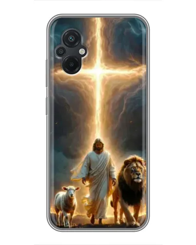 Чехол для Xiaomi POCO M5 с картинкой «Лев Иуды и Свет» Чехол для Xiaomi POCO M5 с картинкой «Лев Иуды и Свет»