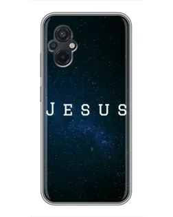 Чехол для Xiaomi POCO M5 с картинкой «Звездное небо Jesus»