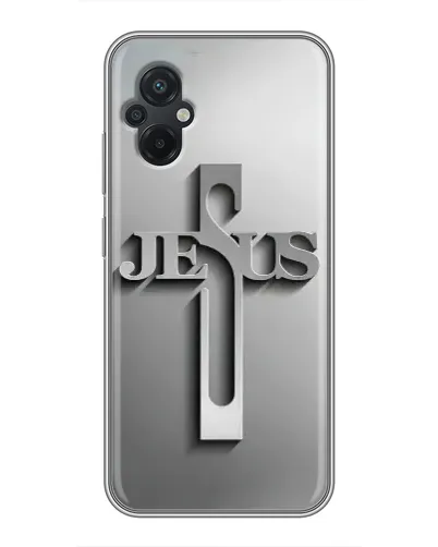 Чехол для Xiaomi POCO M5 с картинкой «Металлический крест Jesus» Чехол для Xiaomi POCO M5 с картинкой «Металлический крест Jesus»