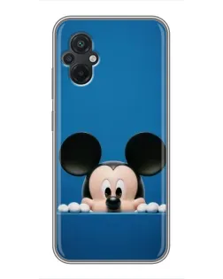 Чохол для Xiaomi POCO M5 з картинкою «Міккі виглядає»