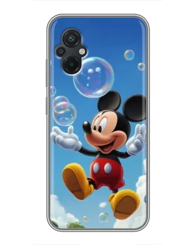 Чохол для Xiaomi POCO M5 з картинкою «Mickey та мильні бульбашки»