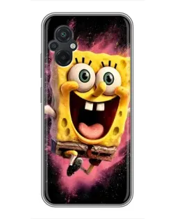 Чохол для Xiaomi POCO M5 з картинкою «Вибуховий Спанч Боб»