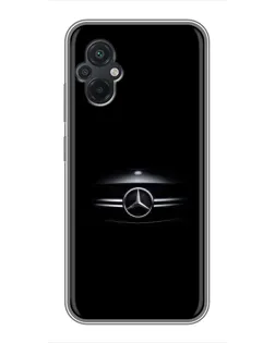 Чохол для Xiaomi POCO M5 з картинкою «Mercedes — абстрактні лінії»