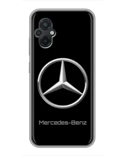 Чохол для Xiaomi POCO M5 з картинкою «Mercedes Silver Logo»