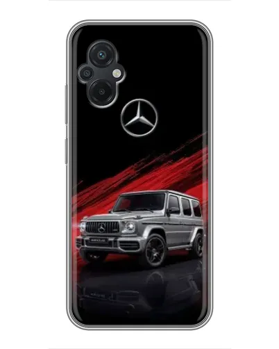 Чохол для Xiaomi POCO M5 з картинкою «Mercedes G-Class червоний» Чохол для Xiaomi POCO M5 з картинкою «Mercedes G-Class червоний»