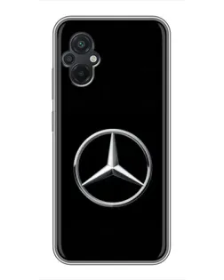 Чохол для Xiaomi POCO M5 з картинкою «Mercedes класичний лого»