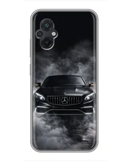 Чохол для Xiaomi POCO M5 з картинкою «Mercedes у диму»