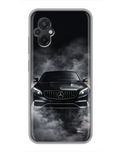 Чохол для Xiaomi POCO M5 з картинкою «Mercedes у диму» Чохол для Xiaomi POCO M5 з картинкою «Mercedes у диму»