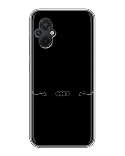 Чохол для Xiaomi POCO M5 з картинкою «Audi — світловий підпис»