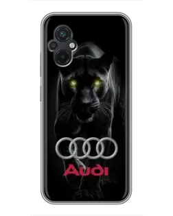 Чохол для Xiaomi POCO M5 з картинкою «Пантера та Audi»