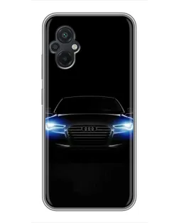 Чохол для Xiaomi POCO M5 з картинкою «Audi в неоні»