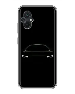 Чохол для Xiaomi POCO M5 з картинкою «Погляд Audi у темряві»