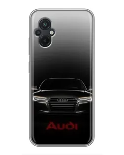 Чохол для Xiaomi POCO M5 з картинкою «Audi — градієнтний контур»