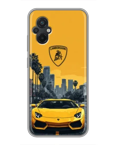 Чохол для Xiaomi POCO M5 з картинкою «Жовтий Lamborghini місто» Чохол для Xiaomi POCO M5 з картинкою «Жовтий Lamborghini місто»
