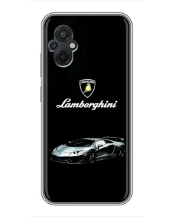 Чохол для Xiaomi POCO M5 з картинкою «Логотип Lamborghini класика»