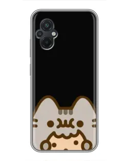 Чохол для Xiaomi POCO M5 з картинкою «Пушин на чорному»