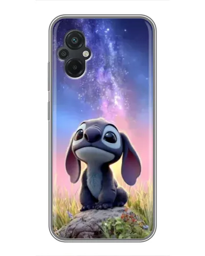 Чехол для Xiaomi POCO M5 с картинкой «Стич на рассвете»
