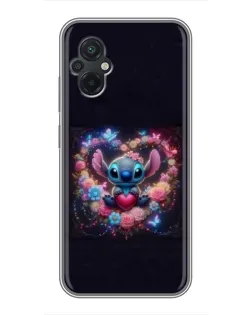 Чехол для Xiaomi POCO M5 с картинкой «Stitch в цветах» Чехол для Xiaomi POCO M5 с картинкой «Stitch в цветах»