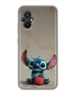 Чехол для Xiaomi POCO M5 с картинкой «Стич на коричневом фоне» Чехол для Xiaomi POCO M5 с картинкой «Стич на коричневом фоне»