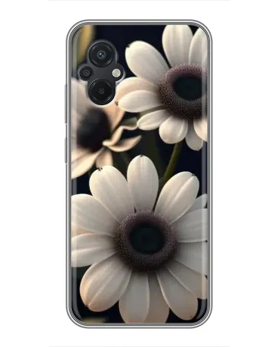 Чохол для Xiaomi POCO M5 з картинкою «Білі маргаритки макро»