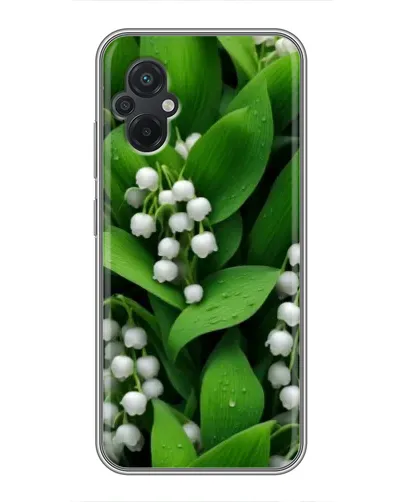 Чохол для Xiaomi POCO M5 з картинкою «Конвалії в зелені»