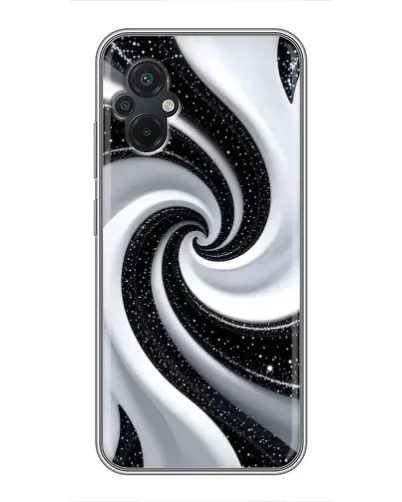 Чохол для Xiaomi POCO M5 з картинкою «Чорно-біла спіраль» Чохол для Xiaomi POCO M5 з картинкою «Чорно-біла спіраль»