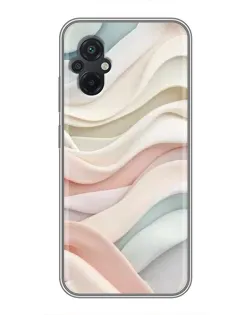 Чохол для Xiaomi POCO M5 з картинкою «Пастельні ніжні хвилі»