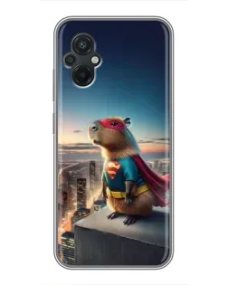 Чохол для Xiaomi POCO M5 з картинкою «Капі-мен супергерой»