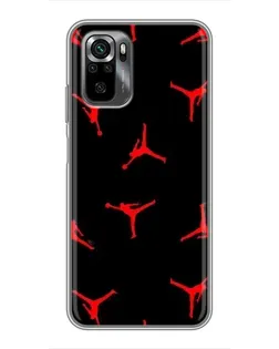 Чехол для Xiaomi POCO M5s с картинкой «Jordan Red Pattern» Чехол для Xiaomi POCO M5s с картинкой «Jordan Red Pattern»