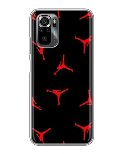 Чехол для Xiaomi POCO M5s с картинкой «Jordan Red Pattern» Чехол для Xiaomi POCO M5s с картинкой «Jordan Red Pattern»