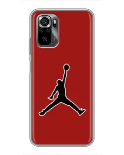 Чехол для Xiaomi POCO M5s с картинкой «Jordan Red Back»