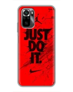 Чехол для Xiaomi POCO M5s с картинкой «Nike Just Do It»